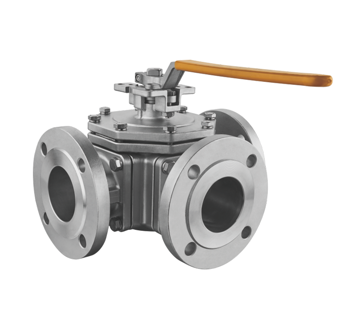 美标L型三通球阀